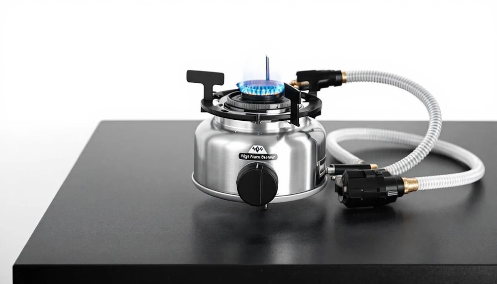 High Pressure Single Propane Burner for Efficient Outdoor Cooking!